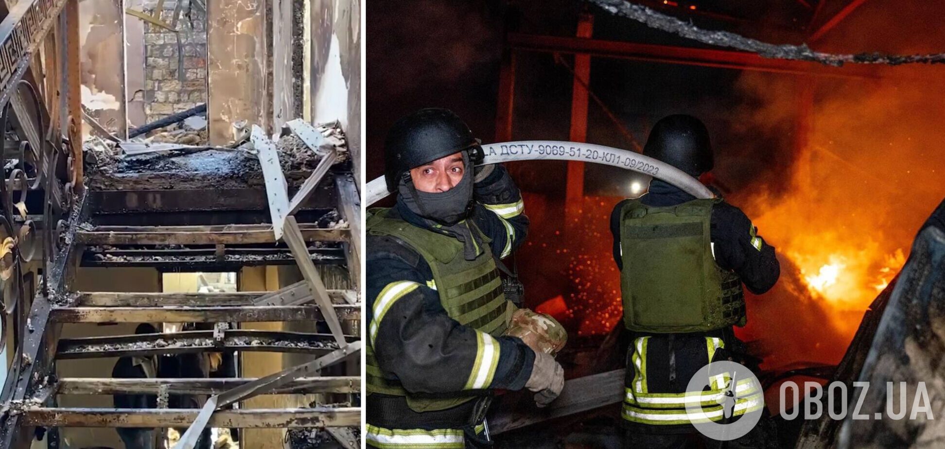 'Прилетело в дом': появились кадры первых минут после удара РФ дронами по Одесщине. Видео