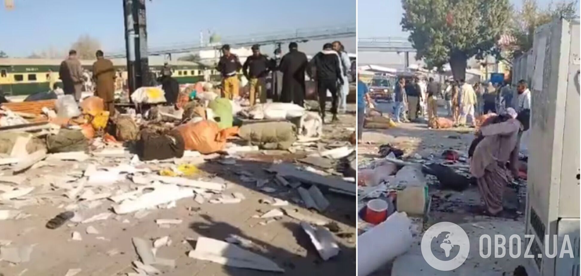 В Пакистане прогремел взрыв на железнодорожной станции: погибли 24 человека, более 40 пострадали. Видео