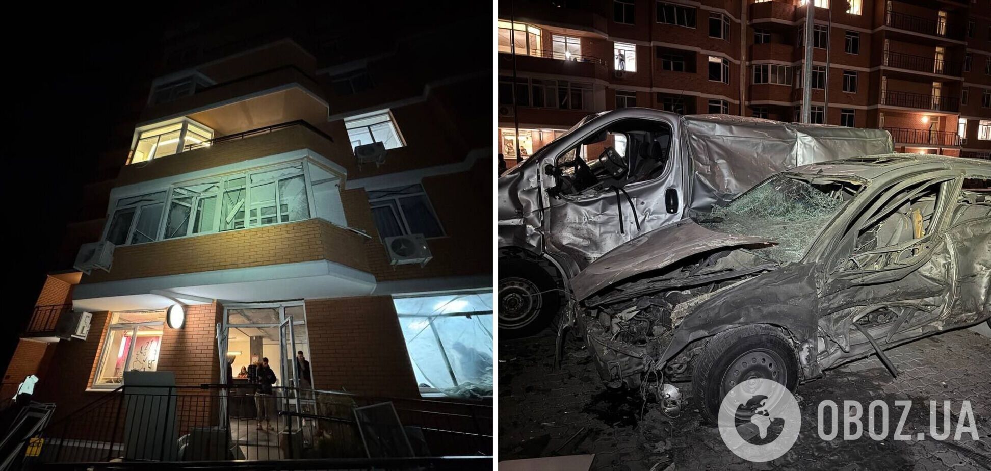 Россия атаковала Одессу дронами: повреждены несколько многоэтажек, админздания и автомобили. Фото и видео