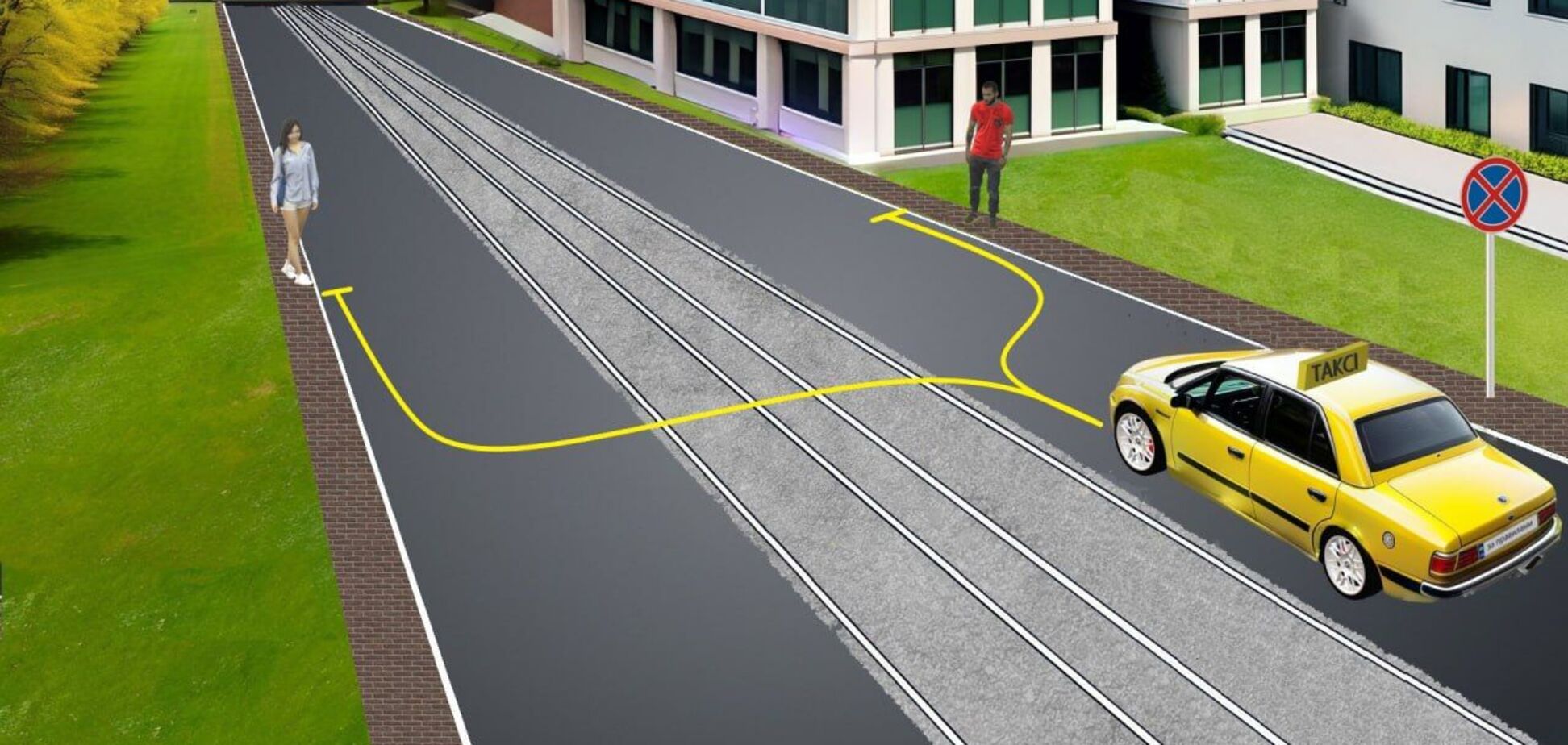 Кого може підібрати таксист, не порушуючи правила: тест на знання ПДР