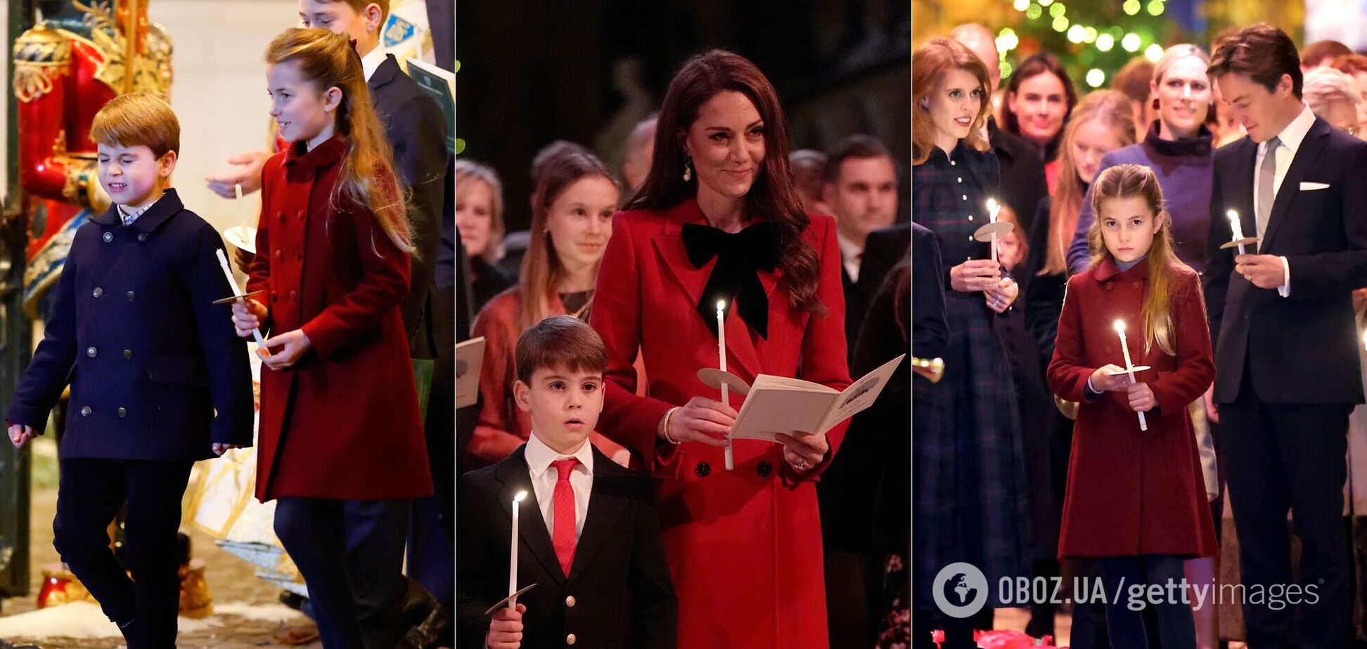 Луї більше не бешкетує, а Шарлотта стала копією мами: як за рік змінилися діти Кейт Міддлтон і принца Вільяма. Фотопорівняння