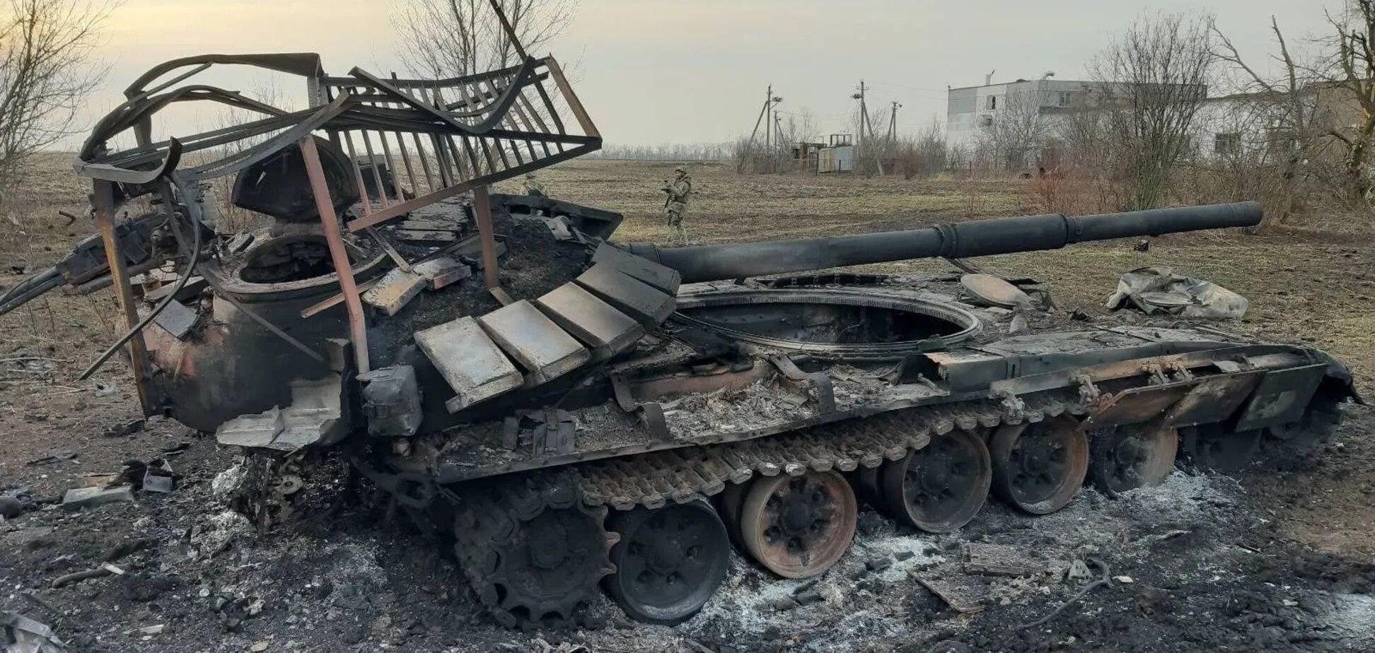 Знищений російський танк Т-72B3