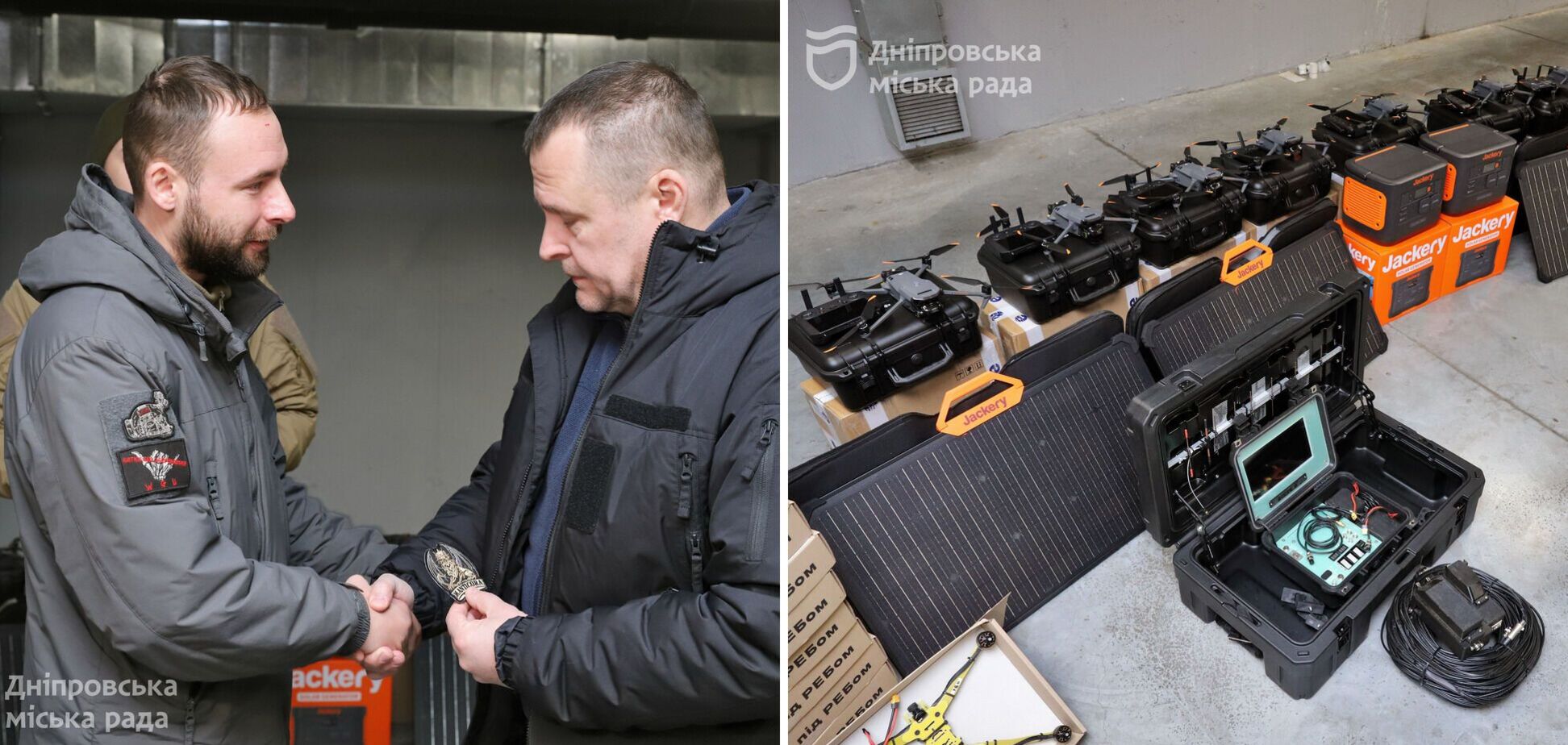 'Дальше будем уничтожать врага'. Бойцы 155-й бригады получили от Днепра еще 60 дронов