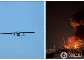 'Люди спят, а нас бомбят!' В сети показали последствия ударов БПЛА по нефтебазе в Орле. Видео