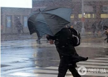 Синоптики предупредили о дожде и порывах ветра