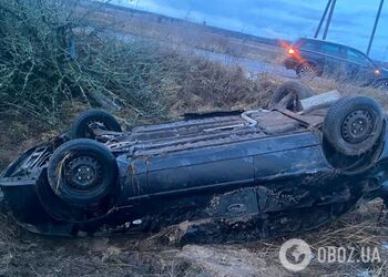 На Київщині п’яний водій скоїв смертельну ДТП: машина перекинулась, загинув пасажир. Подробиці та фото