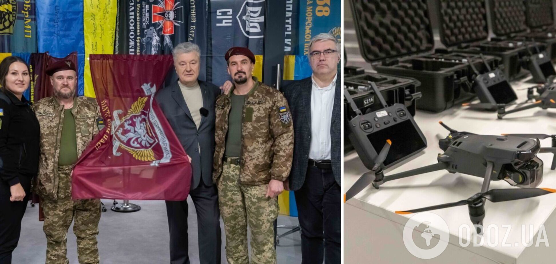 Бойцы 80-й ОДШБр получат новую партию ночных 'Мавиков' от Порошенко