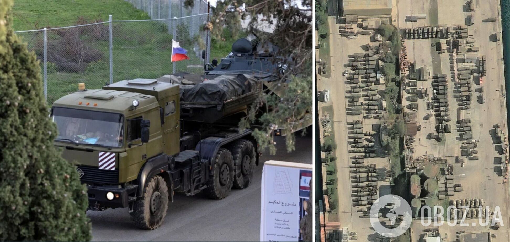 Готується до евакуації в Лівію? Росія концентрує свою техніку на сирійських базах Хмеймім і Тартус. Супутникові фото