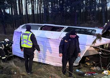 На Житомирщине столкнулись грузовик и автобус, среди пострадавших – ребенок. Фото