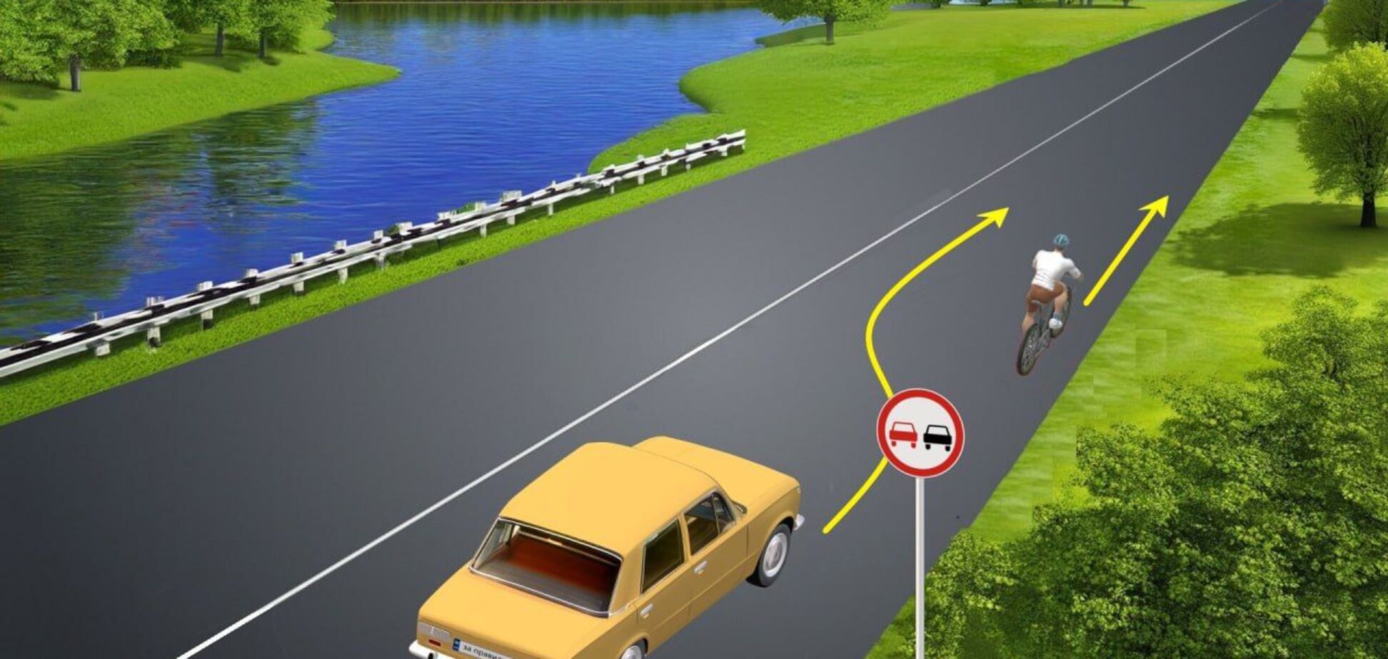 Чи можна здійснити маневр? Непросте завдання з ПДР