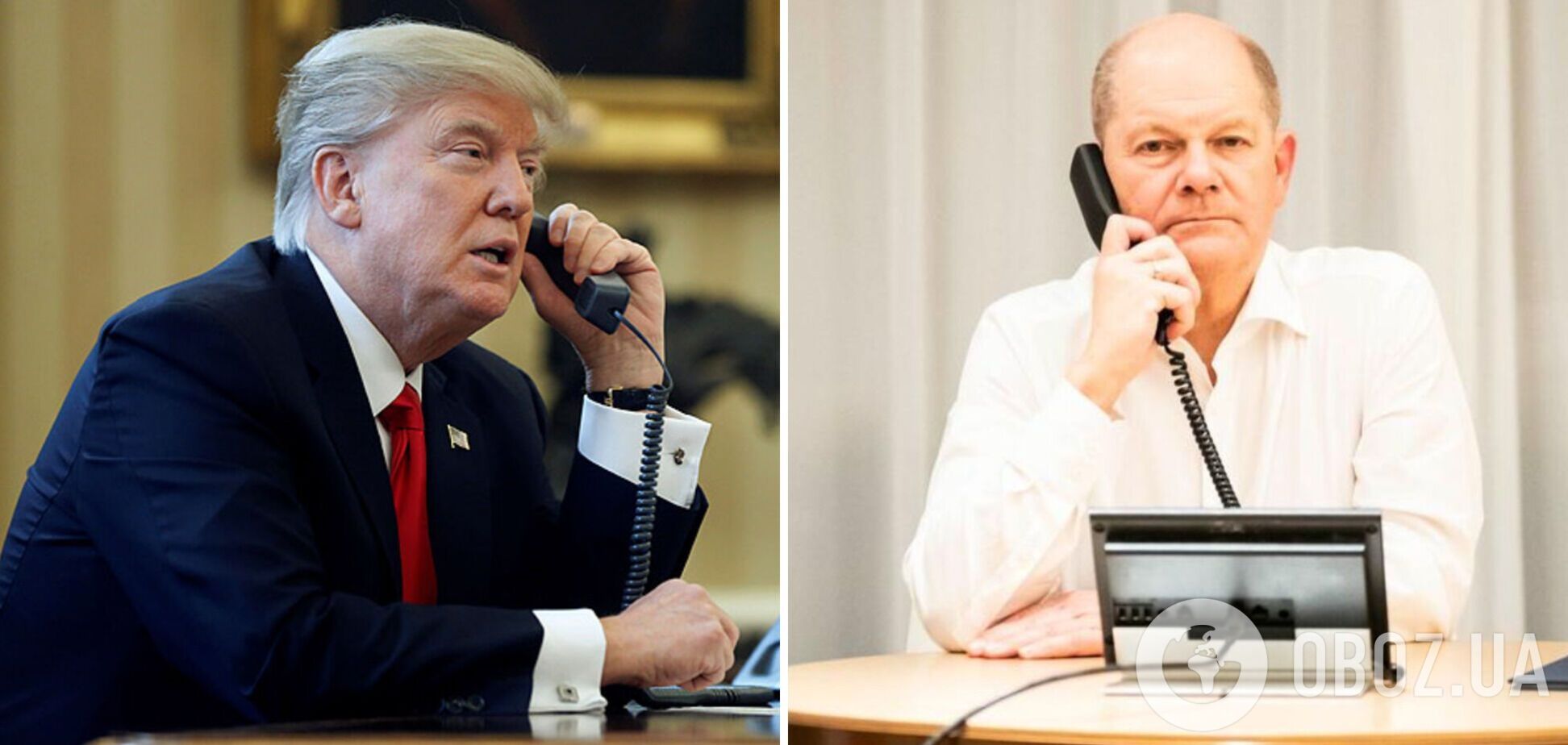 'Война длится слишком долго': Шольц и Трамп сошлись во мнении как можно быстрее поставить Украину и РФ на путь 'справедливого и устойчивого мира'