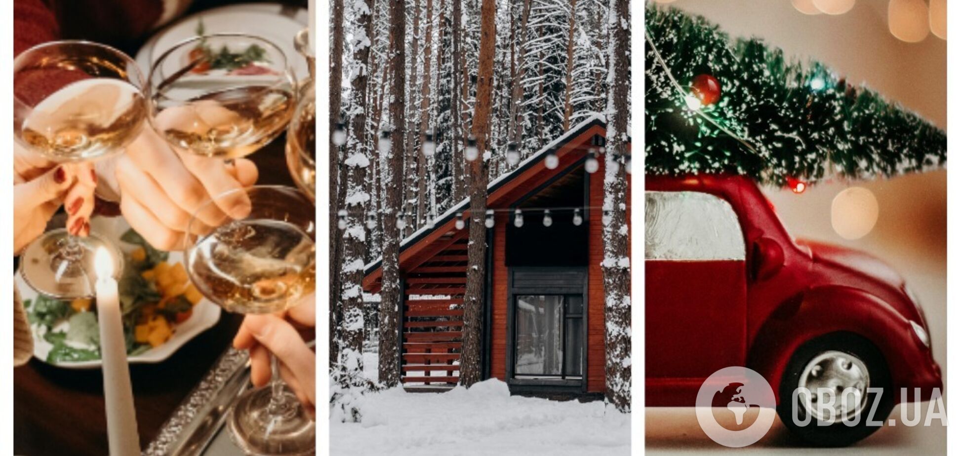 Празднование новогодней ночи большой компанией