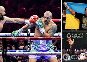 'Давно я не плакал от радости. Гордость Украины!' Как звезды отреагировали на победу Усика в реванше с Фьюри. Фото