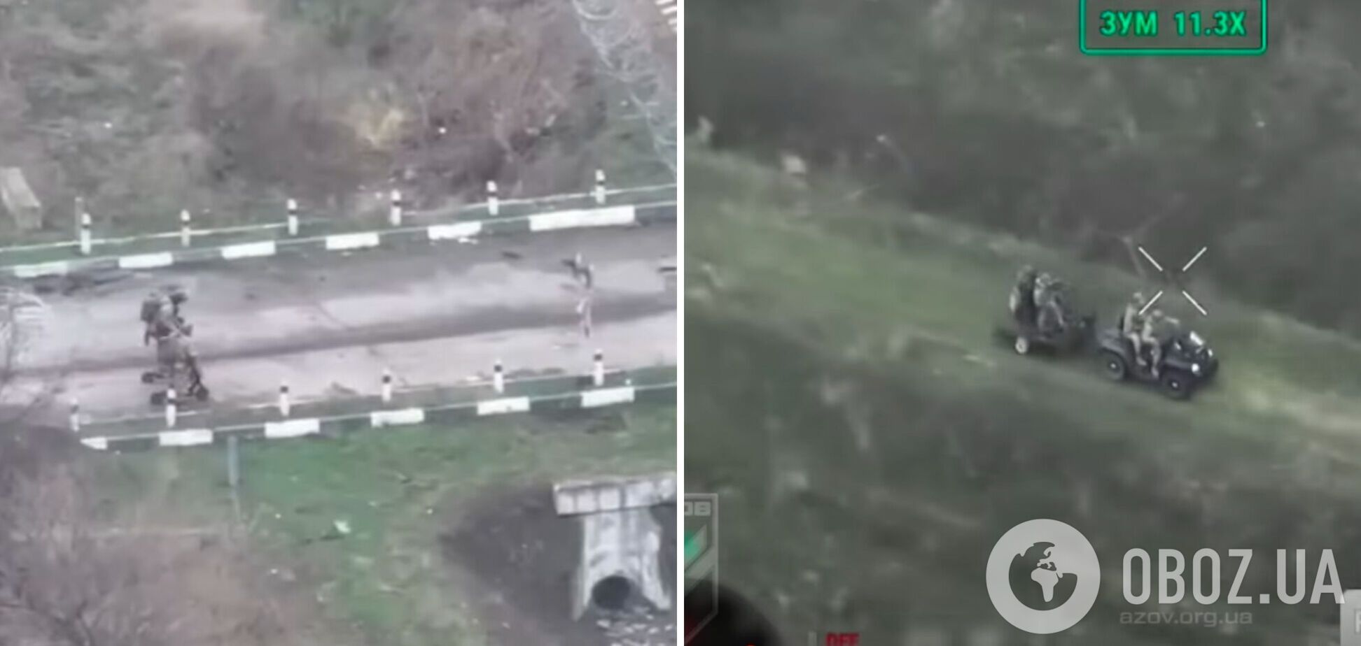 Оккупанты пошли в механизированный штурм на самокатах: бойцы 'Азова' показали, как уничтожали врага. Видео