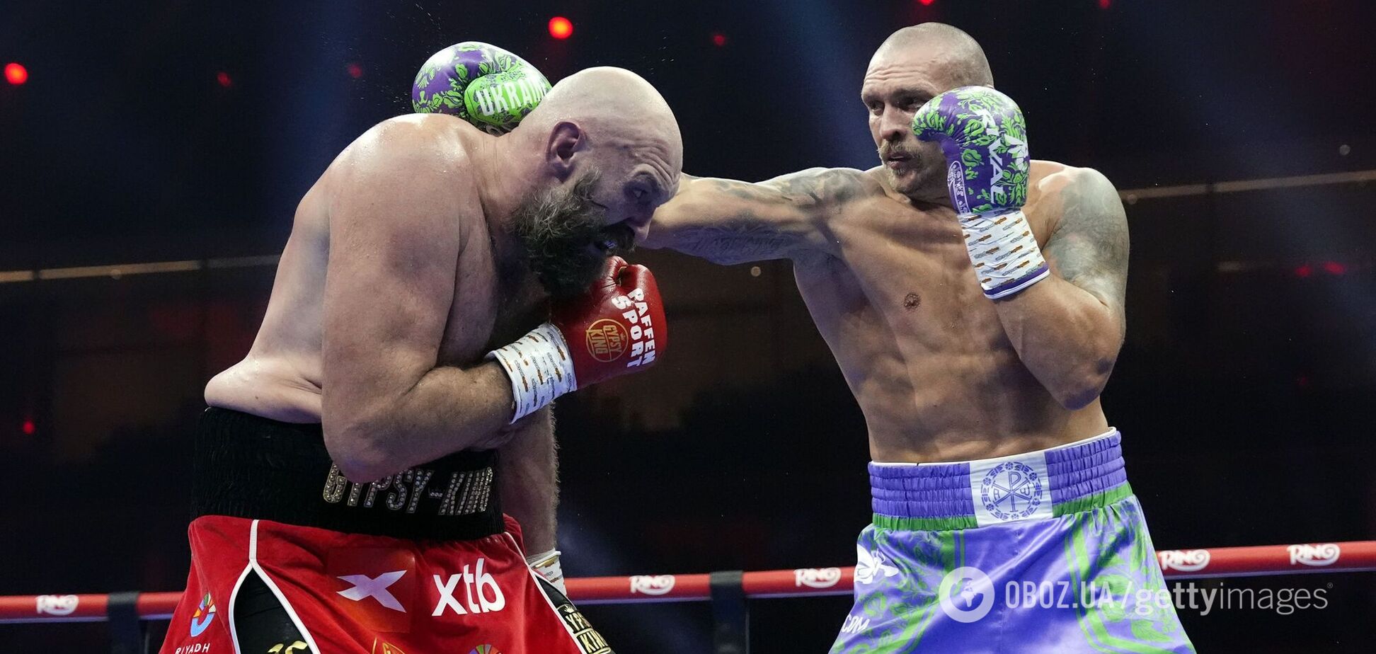 Представлена впечатляющая статистика ударов Усика в реванше с Фьюри. Фотофакт