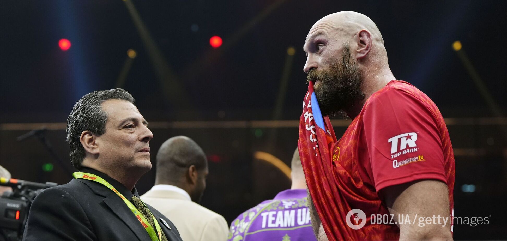 Сдали нервы. Фьюри устроил демарш после поражения от Усика. Видео