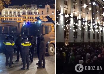 Премьер Грузии пригрозил президентке тюрьмой, если она не покинет резиденцию. Видео