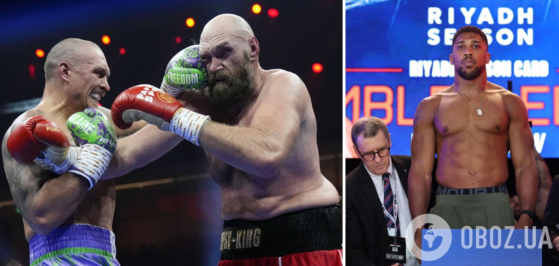 С разницей в одно очко: Джошуа назвал счет реванша Усик – Фьюри