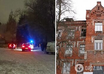 Во Владимирской области РФ мужчина протаранил здание бывшего военкомата и устроил пожар. Фото и видео