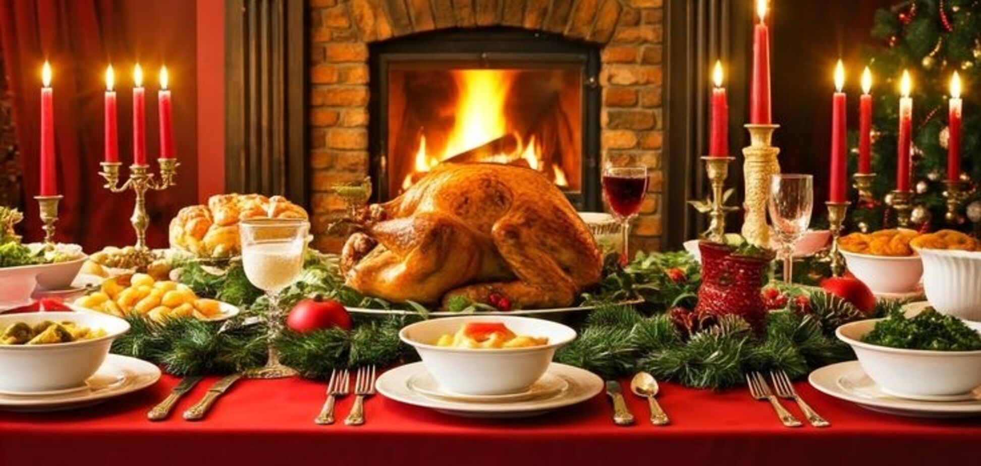 Сколько стоит новогодний стол в Украине