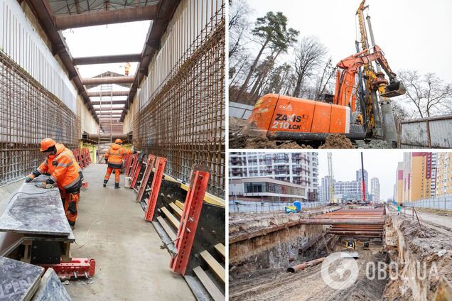 В КГГА показали, как строят линию метро на Виноградарь в Киеве, и рассказали подробности. Фото и видео