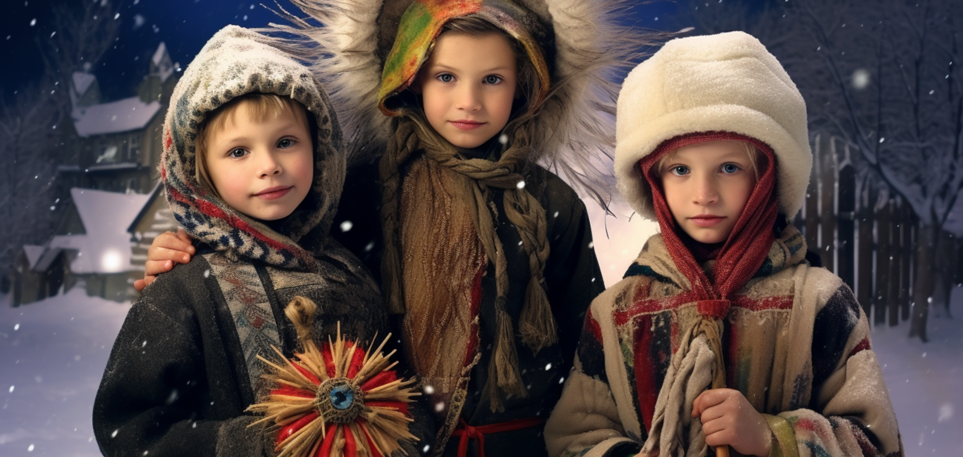 Красивые украинские щедровки для детей и взрослых: тексты песен