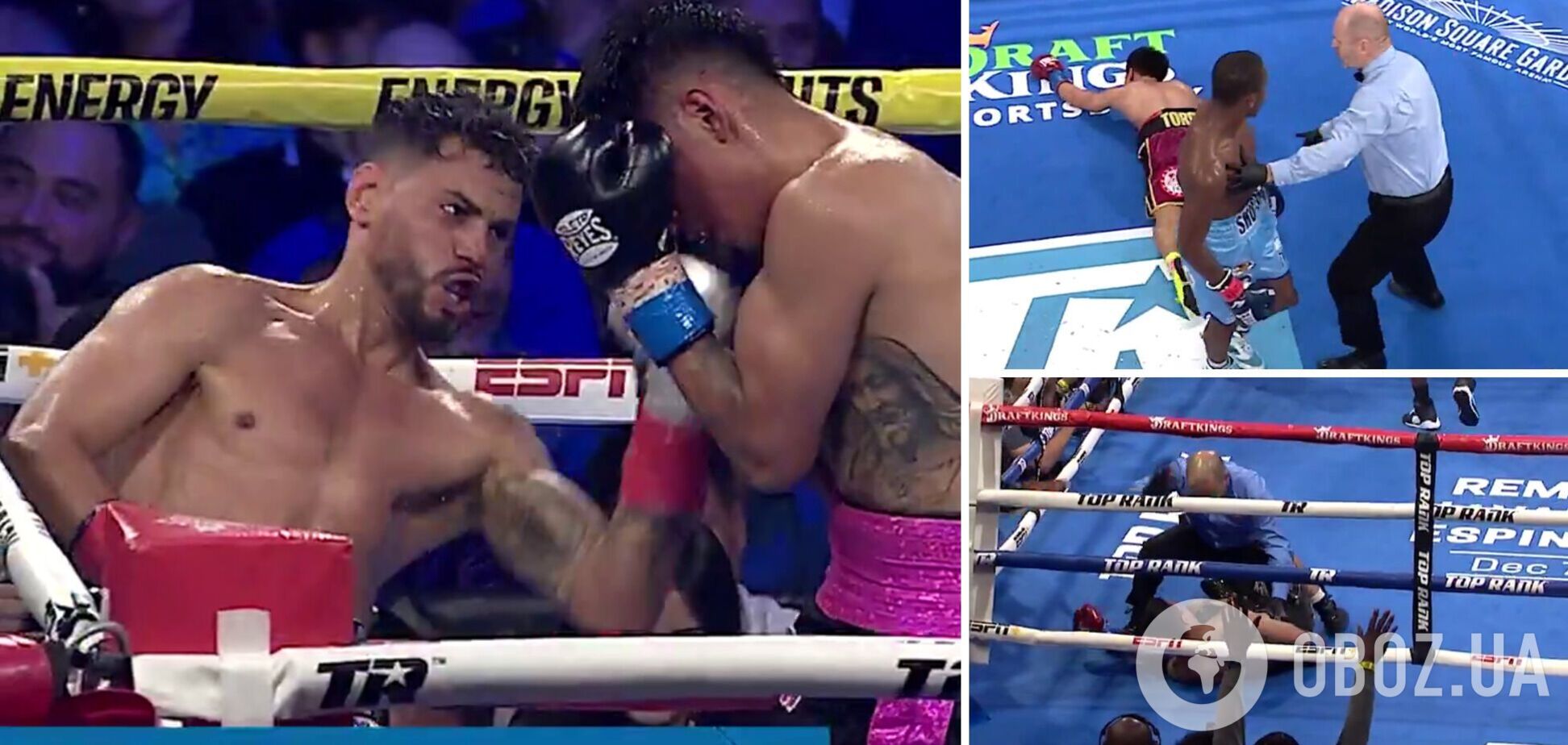 Top Rank представила топ-10 самых брутальных нокаутов года. Видео