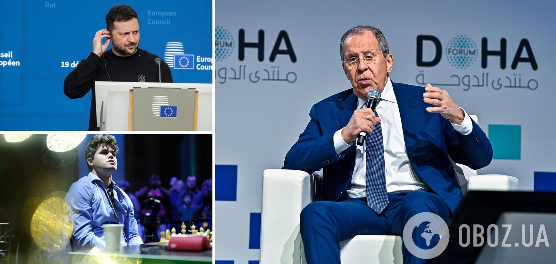 'Хто про що, а лисий про гребінь'. Лавров приплів Зеленського до скандалу на ЧС з шахів і став посміховиськом