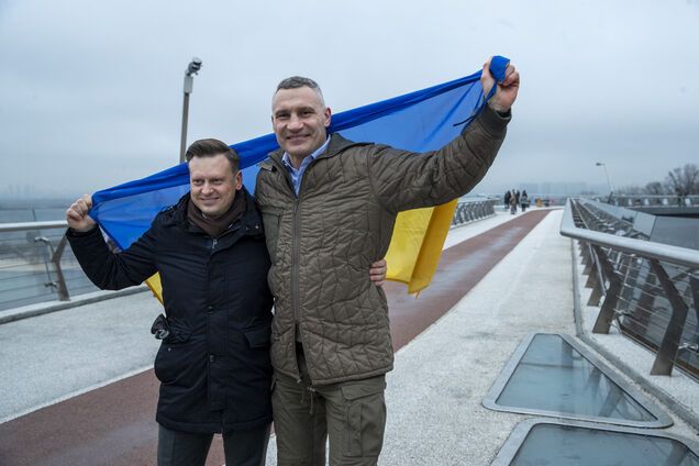 Кличко в Киеве встретился с мэром Вильнюса Бенкунскасом