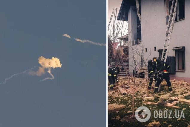 Окупанти атакували Київщину, зафіксовано падіння уламків: з'явилися подробиці. Фото й відео