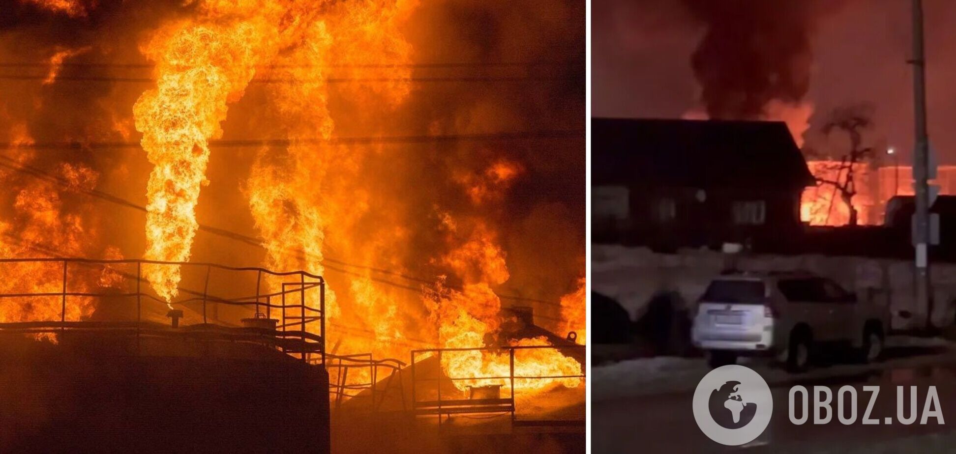Сильное задымление, взрывы и пожар: Силы обороны поразили очередную нефтебазу оккупантов