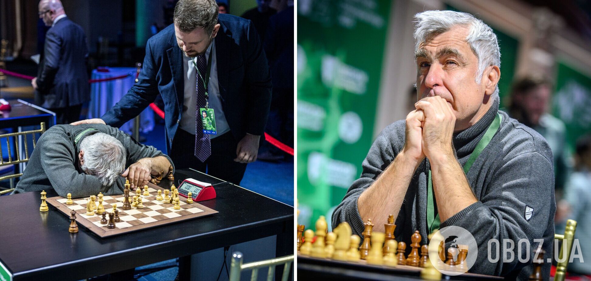 Драма дня: 55-летний украинский шахматист Иванчук разрыдался, проиграв партию на ЧМ. Видео