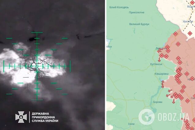 Дроны 'Феникса' диктуют правила оккупантам: в ГНСУ показали работу по врагу на Купянском направлении. Видео