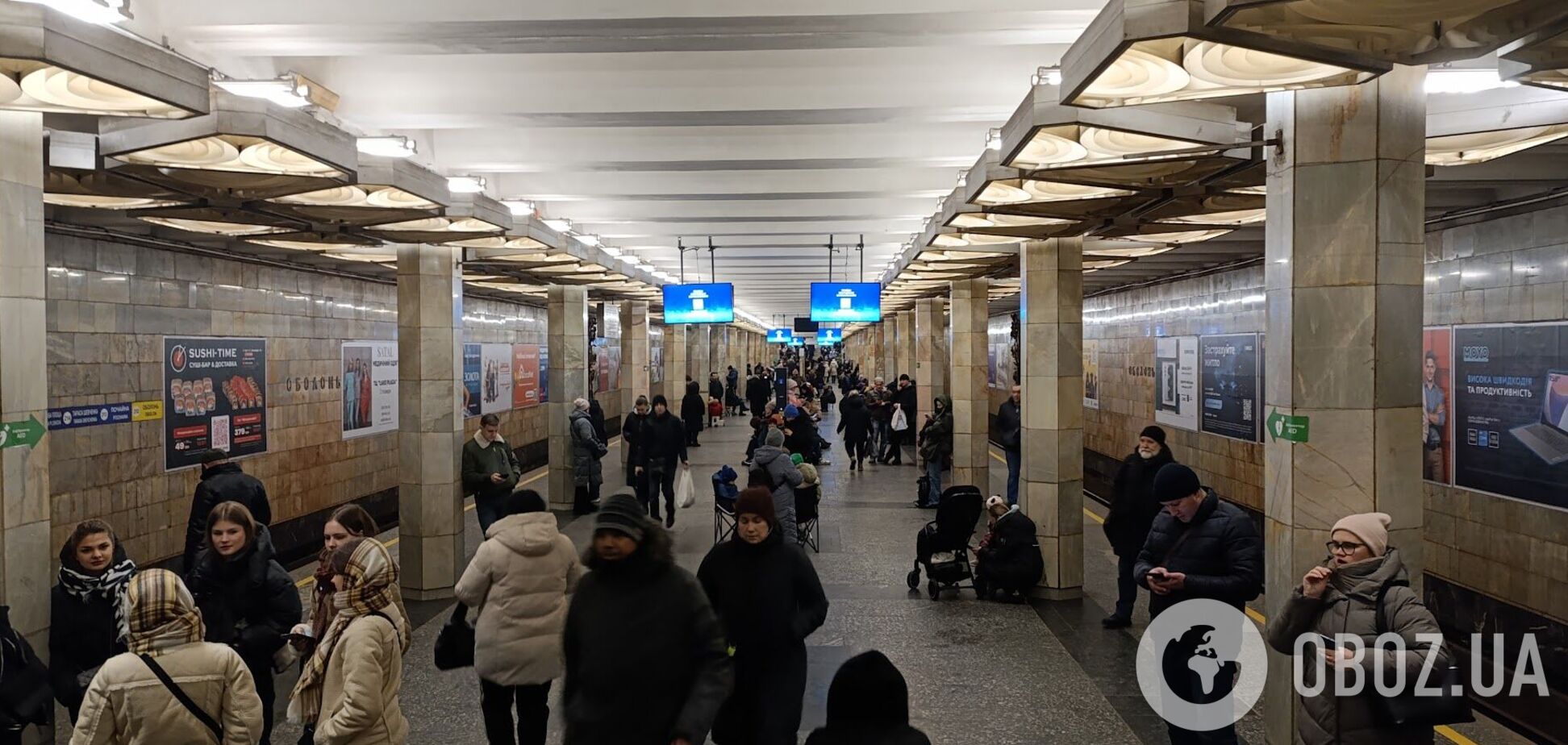 Як мешканці Києва 31 грудня перечікували атаку Росії на станціях метро. Подробиці, фото та відео