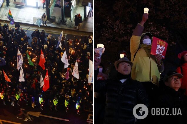 'Защита демократии': в Южной Корее тысячи митингующих требуют отставки президента