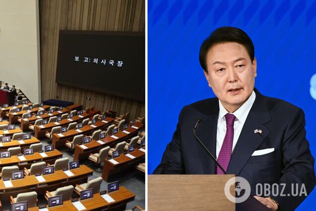 Парламент Південної Кореї розгляне законопроєкт про імпічмент президенту: названо дату