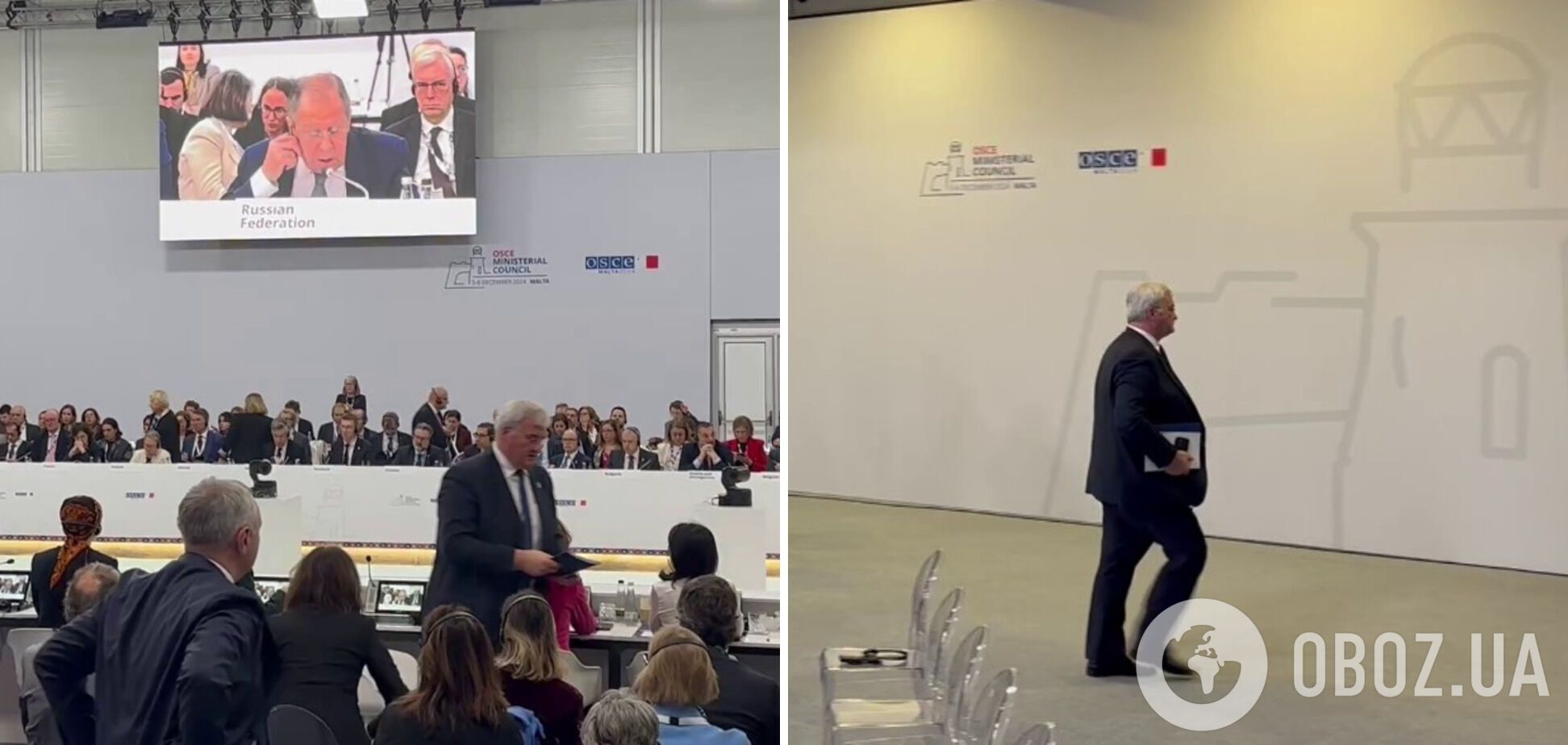 Сибига вышел из зала ОБСЕ перед выступлением Лаврова: так же поступили еще ряд дипломатов. Видео