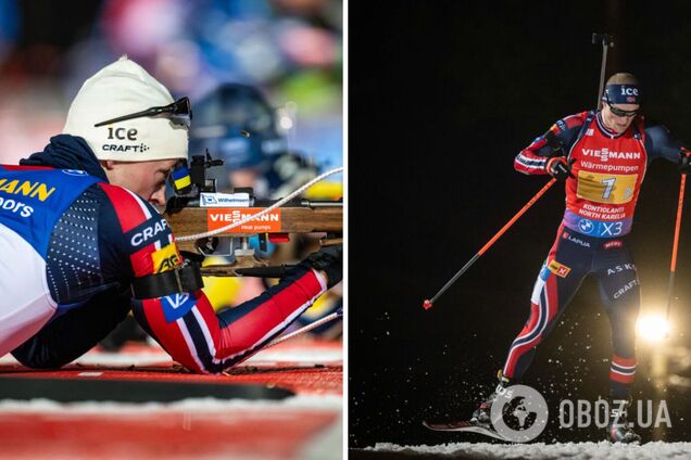 'Это ужасно': у лидера Кубка мира по биатлону нашли флаг Украины на экипировке. Спортсмен выразил поддержку нашей стране