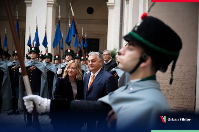 Говорили о справедливом мире в Украине: Мелони провела полуторачасовую встречу с Орбаном в Риме