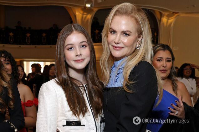 Николь Кидман вышла в свет с младшей дочерью, которую родила суррогатная мать: как выглядит 13-летняя Фейт