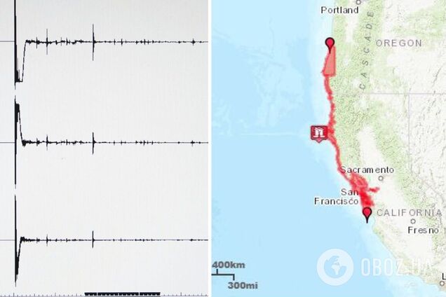 Поблизу узбережжя Каліфорнії стався потужний землетрус: оголошувалась загроза цунамі, виникли проблеми з електропостачанням