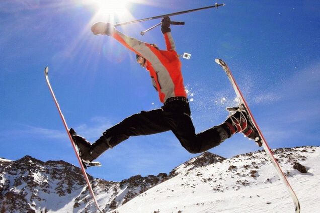 Катание на лыжах в Украине