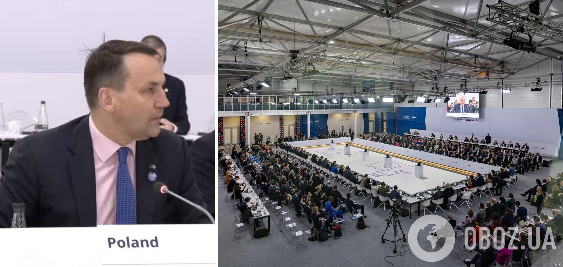 'Вас здесь не должно быть': Сикорский обратился к делегации РФ в ОБСЕ и обвинил в репрессивной клептократии