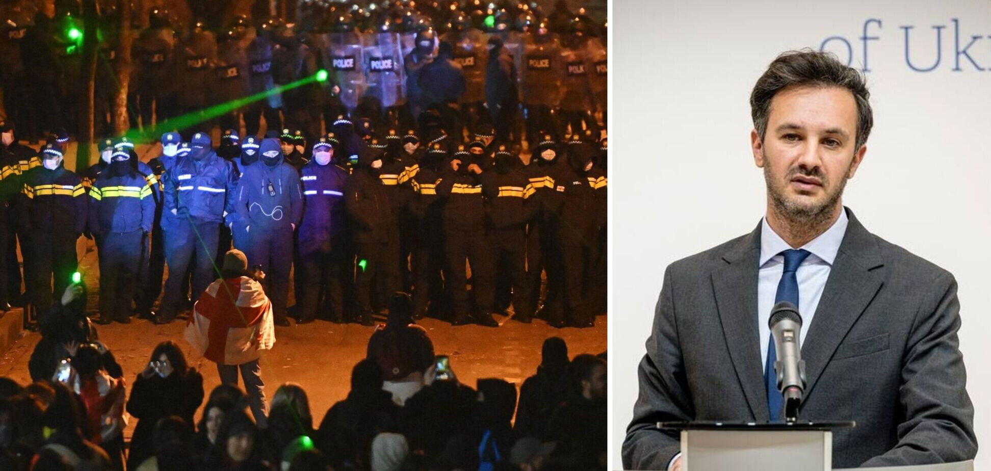 ЗМІ повідомили про затримання українця на протестах у Грузії: як відреагували в МЗС