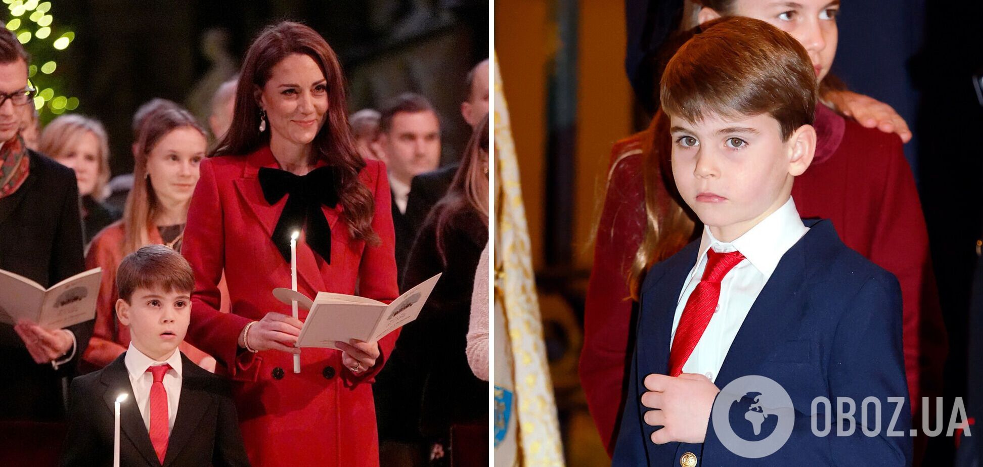 Стало відомо, яке зворушливе послання принц Луї залишив батькам Кейт Міддлтон на концерті різдвяних колядок