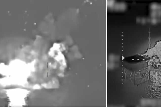 Морські дрони атакували газові платформи біля Криму: знищено системи спостереження противника. Відео