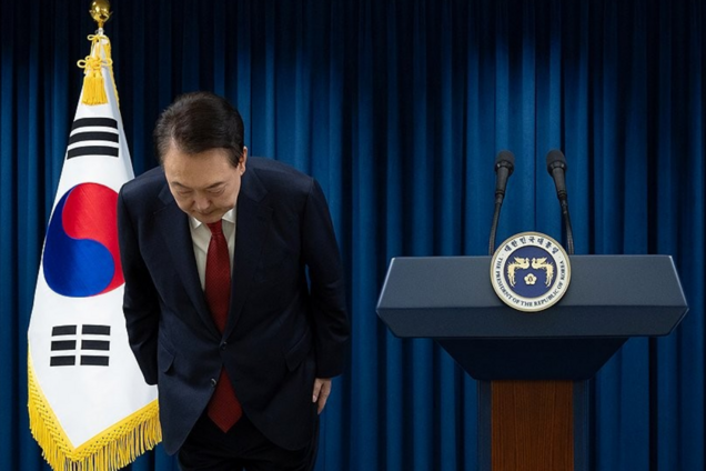 Зробив це через 'відчай': президент Південної Кореї попросив вибачення за введений воєнний стан
