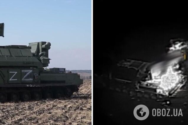 Сили безпілотних систем знищили російський зенітний ракетний комплекс 'Тор М-2'. Відео