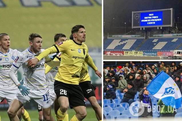 'Динамо' добыло разгромную победу в матче УПЛ, который прерывался из-за воздушной тревоги. Видео