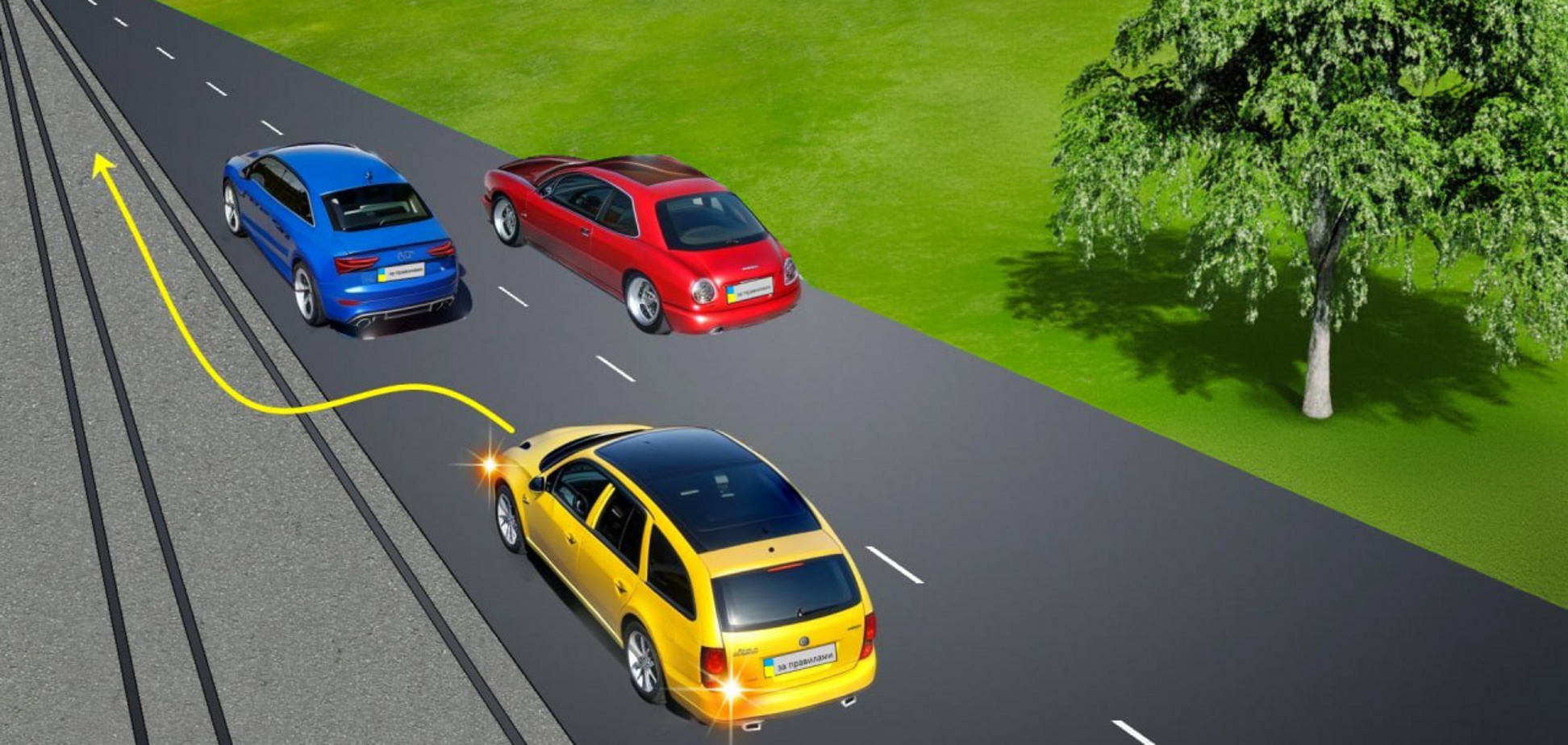 Можно ли выполнить опережение: хитрое задание по ПДД